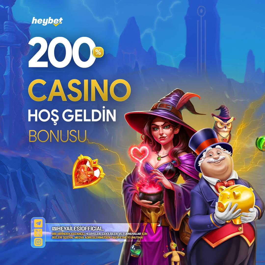 200% Casino Hoş Geldin Bonusu